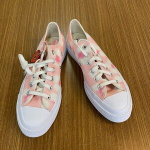 Trendy Pink Tie-Dye Canvas Sneakers NWOB